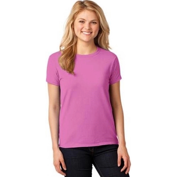 Gildan Ladies Heavy Cotton 100%  T-Shirt - Dark/Colors - Gildan Ladies Heavy Cotton 100%  T-Shirt - Dark/Colors - Image 0 of 11