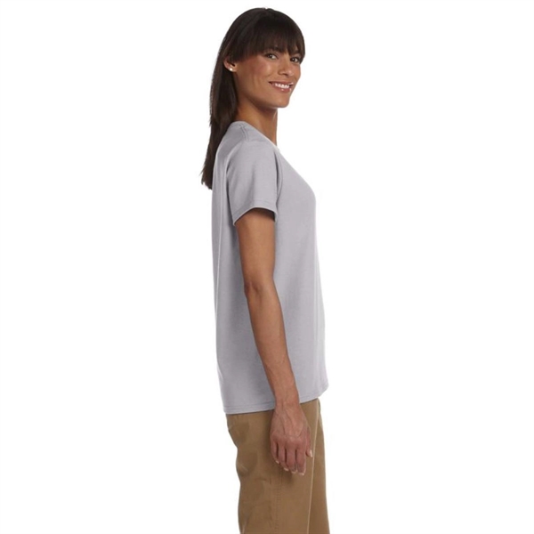 Gildan Women's Ultra Cotton Tee - Light/Heather - Gildan Women's Ultra Cotton Tee - Light/Heather - Image 2 of 4