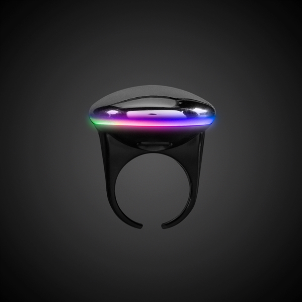 Silver Button LED Laser Ring mirror finish - Silver Button LED Laser Ring mirror finish - Image 3 of 4