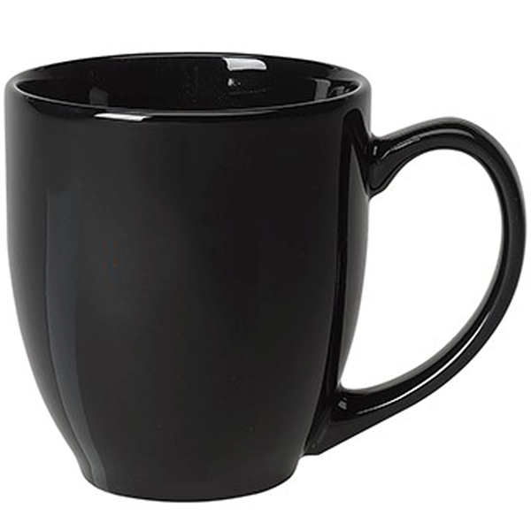 15oz.Ceramic Dishwasher-Safe Bistro Mug w/ Handle for Coffee - 15oz.Ceramic Dishwasher-Safe Bistro Mug w/ Handle for Coffee - Image 2 of 9