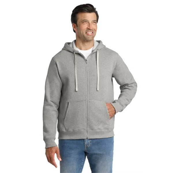 Volunteer Knitwear Chore Fleece Full-Zip Hoodie - Volunteer Knitwear Chore Fleece Full-Zip Hoodie - Image 9 of 14