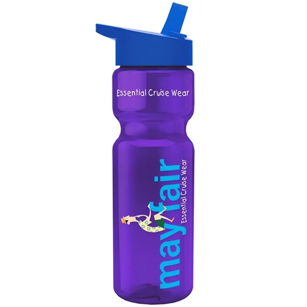 Garyline® Champ Recycled Bottle with Flip-Straw Lid - 28 oz.