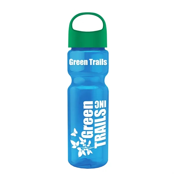 Garyline® Champ Recycled Bottle with Oval Crest Lid - 28 oz.