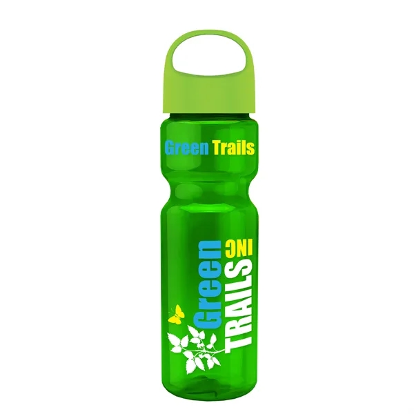 Garyline® Champ Recycled Bottle with Oval Crest Lid - 28 oz.