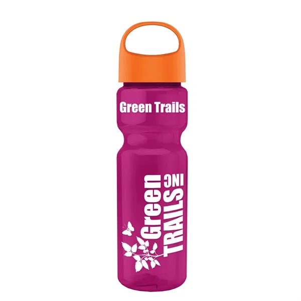 Garyline® Champ Recycled Bottle with Oval Crest Lid - 28 oz.