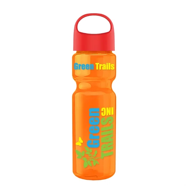 Garyline® Champ Recycled Bottle with Oval Crest Lid - 28 oz.