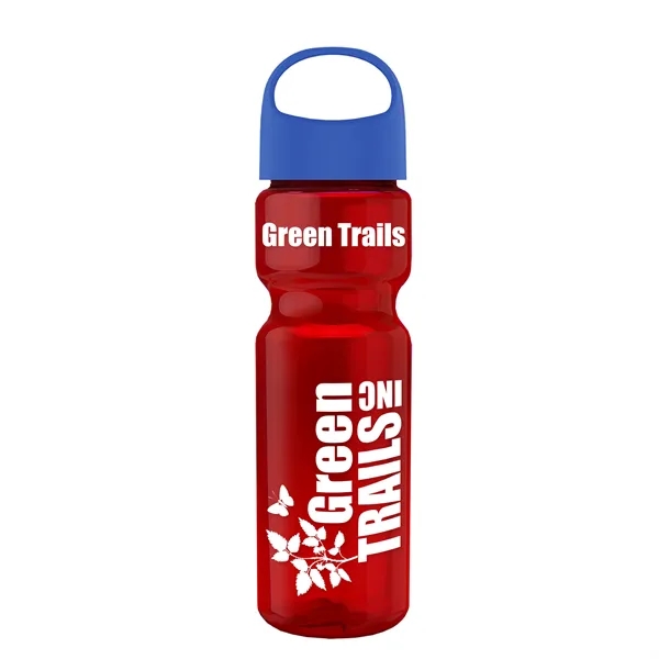 Garyline® Champ Recycled Bottle with Oval Crest Lid - 28 oz.