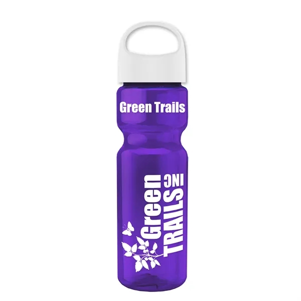 Garyline® Champ Recycled Bottle with Oval Crest Lid - 28 oz.