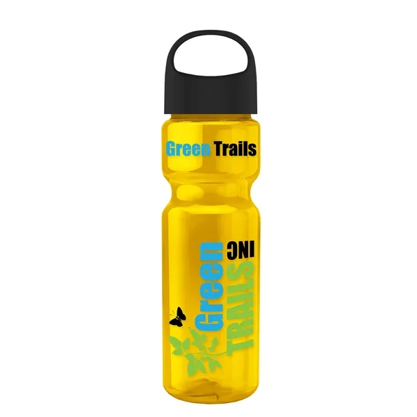 Garyline® Champ Recycled Bottle with Oval Crest Lid - 28 oz.
