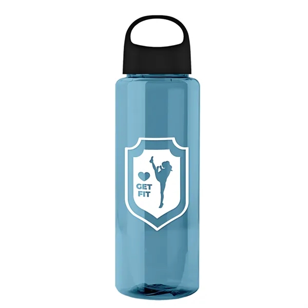 Custom Garyline® Slim Fit RPET Bottle with Oval Crest Lid - 32 oz.