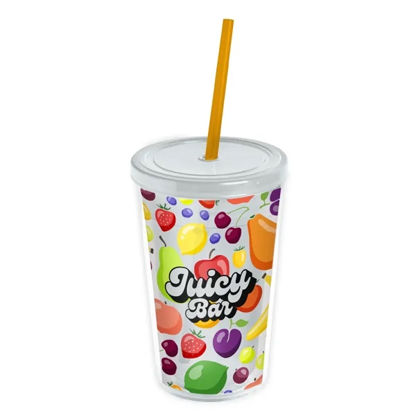 Garyline® Transparent Tumbler with Straw Lid and Full-Col... - Garyline® Transparent Tumbler with Straw Lid and Full-Col... - Image 53 of 113