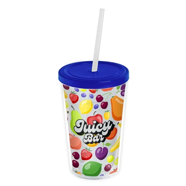 Garyline® Transparent Tumbler with Straw Lid and Full-Col... - Garyline® Transparent Tumbler with Straw Lid and Full-Col... - Image 63 of 113