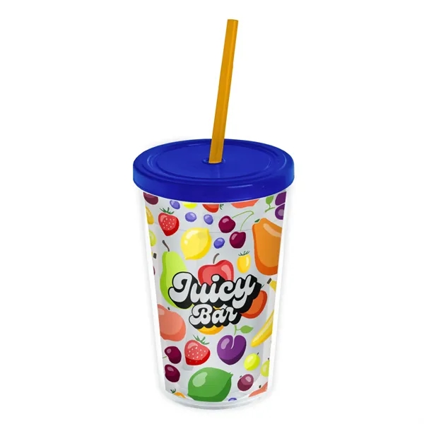 Garyline® Transparent Tumbler with Straw Lid and Full-Col... - Garyline® Transparent Tumbler with Straw Lid and Full-Col... - Image 67 of 113