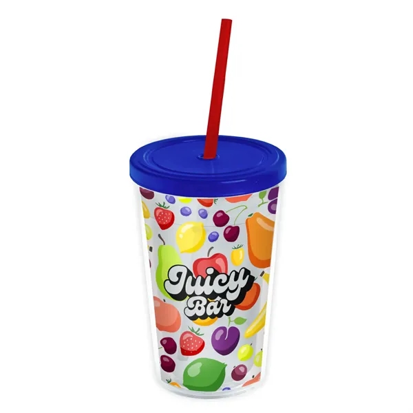 Garyline® Transparent Tumbler with Straw Lid and Full-Col... - Garyline® Transparent Tumbler with Straw Lid and Full-Col... - Image 68 of 113