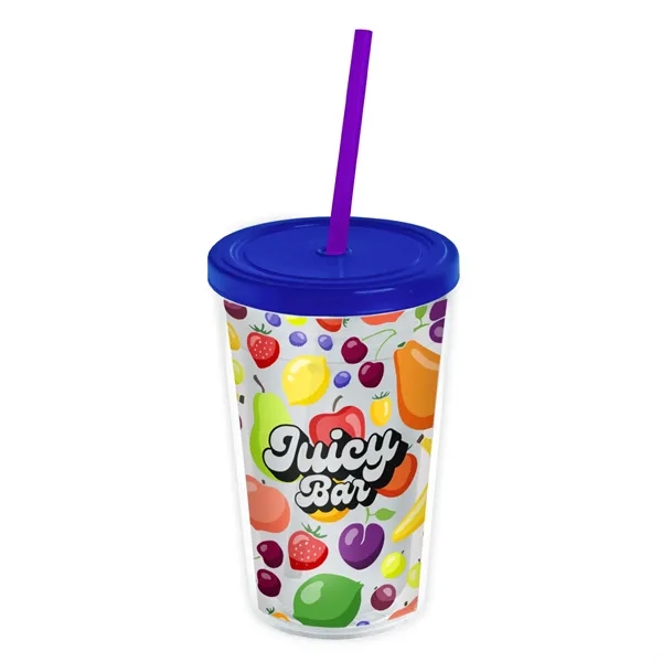 Garyline® Transparent Tumbler with Straw Lid and Full-Col... - Garyline® Transparent Tumbler with Straw Lid and Full-Col... - Image 69 of 113