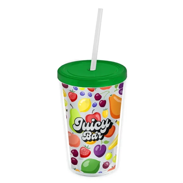 Garyline® Transparent Tumbler with Straw Lid and Full-Col... - Garyline® Transparent Tumbler with Straw Lid and Full-Col... - Image 70 of 113