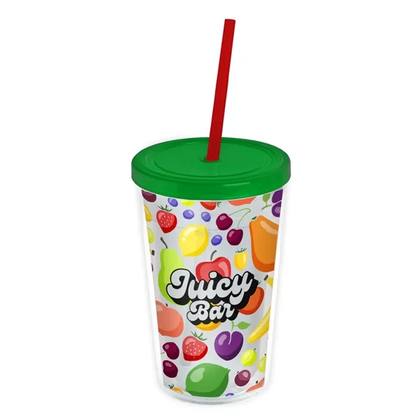 Garyline® Transparent Tumbler with Straw Lid and Full-Col... - Garyline® Transparent Tumbler with Straw Lid and Full-Col... - Image 75 of 113