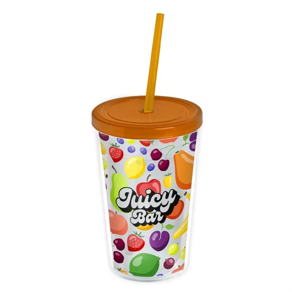 Garyline® Transparent Tumbler with Straw Lid and Full-Col... - Garyline® Transparent Tumbler with Straw Lid and Full-Col... - Image 81 of 113