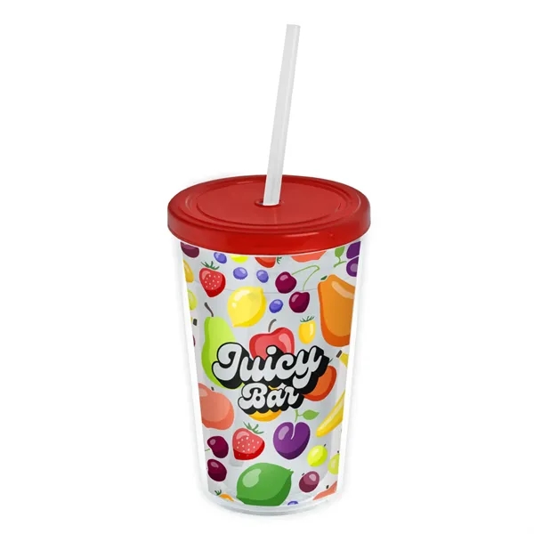 Garyline® Transparent Tumbler with Straw Lid and Full-Col... - Garyline® Transparent Tumbler with Straw Lid and Full-Col... - Image 84 of 113