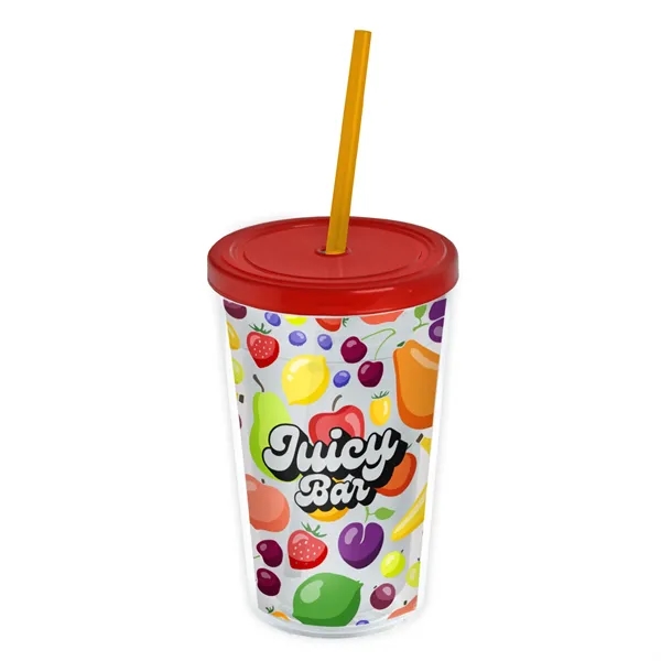 Garyline® Transparent Tumbler with Straw Lid and Full-Col... - Garyline® Transparent Tumbler with Straw Lid and Full-Col... - Image 88 of 113