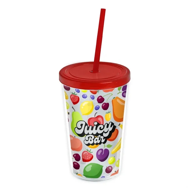 Garyline® Transparent Tumbler with Straw Lid and Full-Col... - Garyline® Transparent Tumbler with Straw Lid and Full-Col... - Image 89 of 113