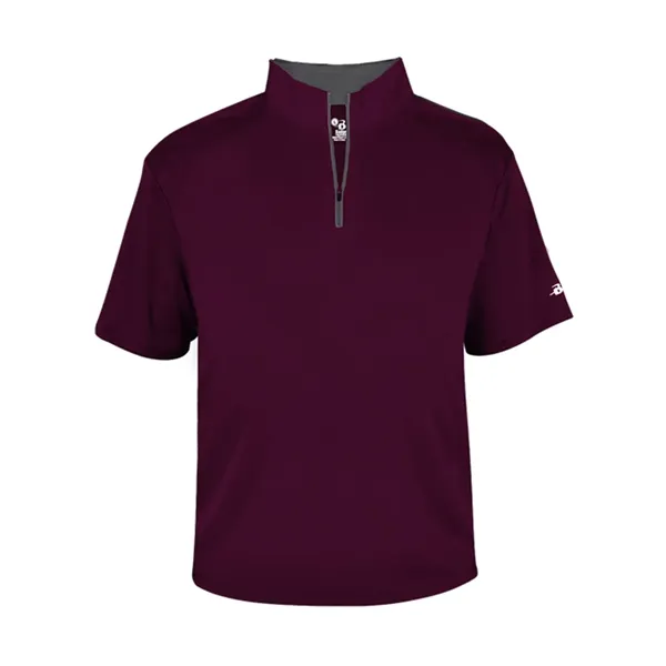 Badger Men's B-Core Short Sleeve Quarter-Zip - Badger Men's B-Core Short Sleeve Quarter-Zip - Image 9 of 17
