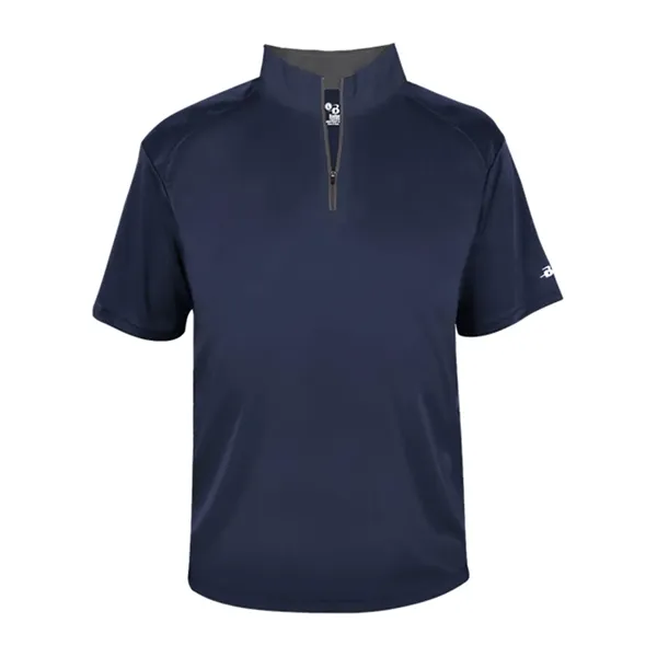 Badger Men's B-Core Short Sleeve Quarter-Zip - Badger Men's B-Core Short Sleeve Quarter-Zip - Image 10 of 17