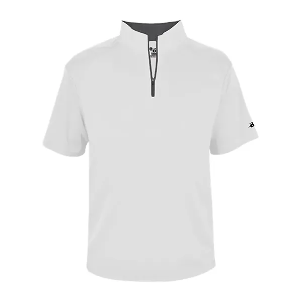 Badger Men's B-Core Short Sleeve Quarter-Zip - Badger Men's B-Core Short Sleeve Quarter-Zip - Image 17 of 17