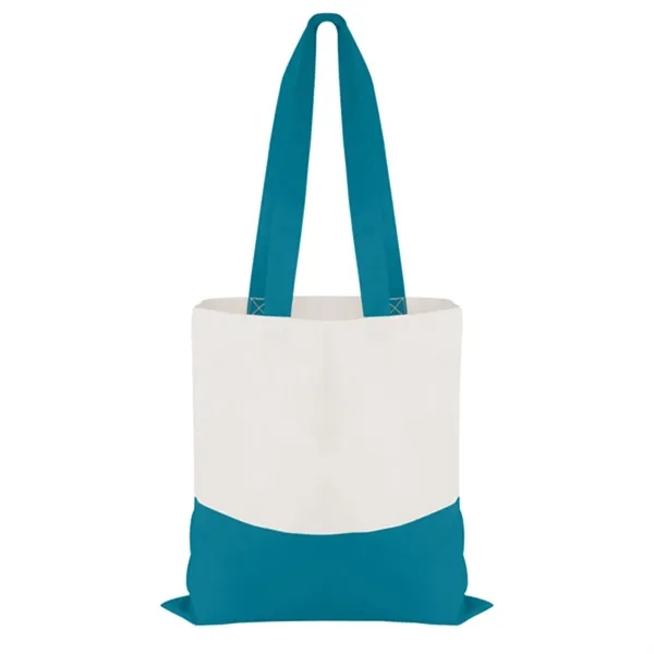 Good Value™ Cotton Colored Accent Flat Tote - Good Value™ Cotton Colored Accent Flat Tote - Image 5 of 17