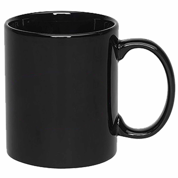 11 oz. Ceramic Dishwasher-Safe Coffee Mug w/ C-Handle - 11 oz. Ceramic Dishwasher-Safe Coffee Mug w/ C-Handle - Image 4 of 9