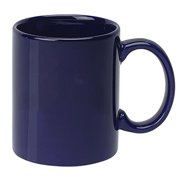 11 oz. Ceramic Dishwasher-Safe Coffee Mug w/ C-Handle - 11 oz. Ceramic Dishwasher-Safe Coffee Mug w/ C-Handle - Image 5 of 8