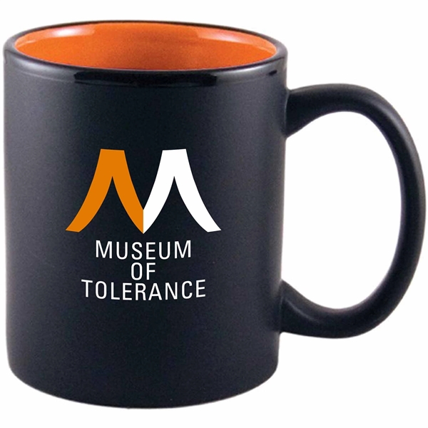 11 oz. Two-Tone Matted C-Handle Mug - 11 oz. Two-Tone Matted C-Handle Mug - Image 6 of 8