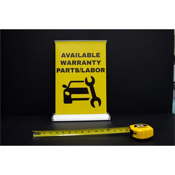 Mini tabletop Retractable Banner Stand - Mini tabletop Retractable Banner Stand - Image 2 of 2