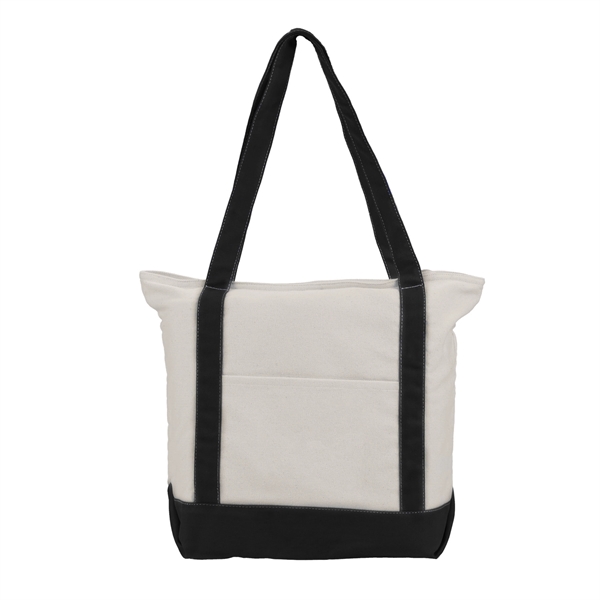 Zephyr - Cotton Canvas Boat Tote Bag - Zephyr - Cotton Canvas Boat Tote Bag - Image 1 of 6