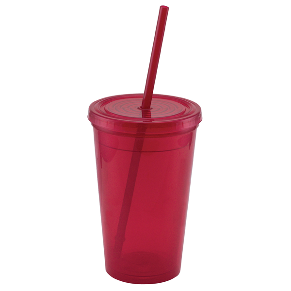 Explore - ColorJet - 16 Oz. Double Wall Tumbler Cup - Explore - ColorJet - 16 Oz. Double Wall Tumbler Cup - Image 2 of 12