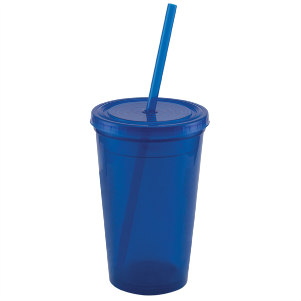 Explore - ColorJet - 16 Oz. Double Wall Tumbler Cup - Explore - ColorJet - 16 Oz. Double Wall Tumbler Cup - Image 4 of 12