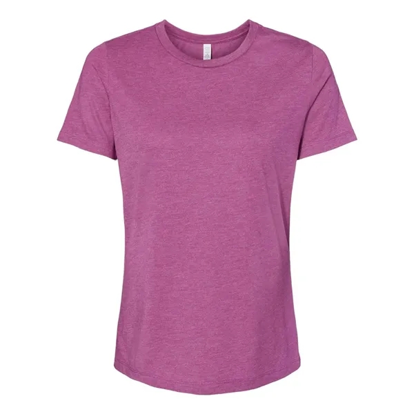 BELLA + CANVAS Women's Relaxed Fit Heather CVC Tee - BELLA + CANVAS Women's Relaxed Fit Heather CVC Tee - Image 26 of 71