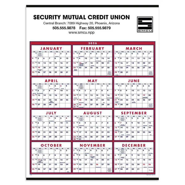 Triumph® Calendars Span-A-Year Calendar