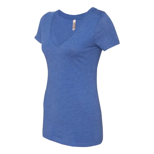 Next Level Women's Triblend Deep V-Neck T-Shirt