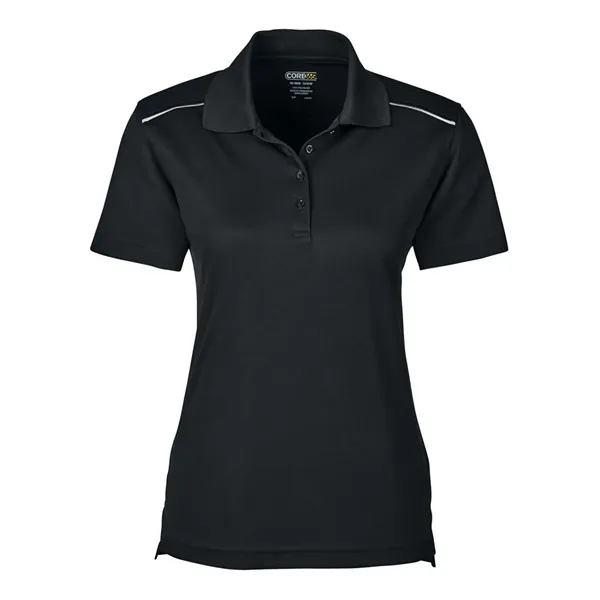Custom CORE365 Women's Radiant Performance Pique Polo with Refle...