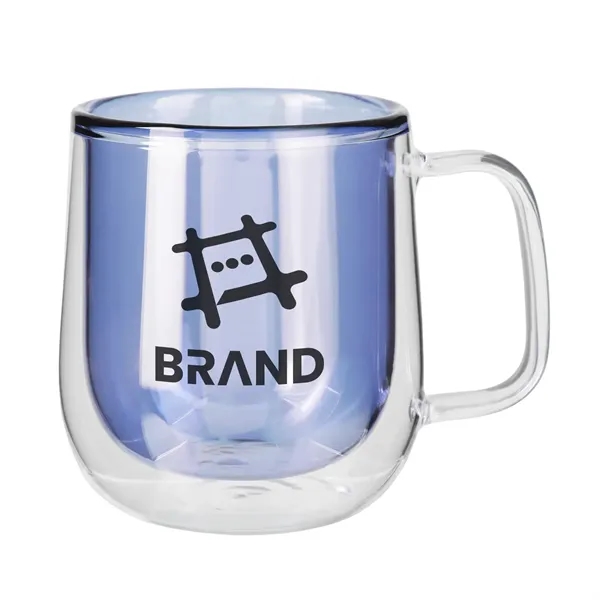 8.4 Oz. Double Walled Colored Glass Mug - 8.4 Oz. Double Walled Colored Glass Mug - Image 4 of 4