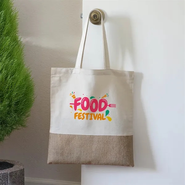 Quetico 8 Oz. Cotton And Jute Convention Tote - Quetico 8 Oz. Cotton And Jute Convention Tote - Image 1 of 2