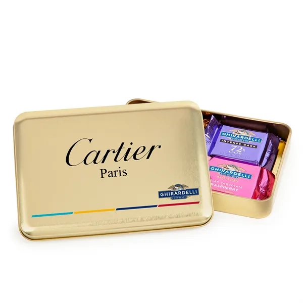 Gift Tin with Ghirardelli Chocolate Squares