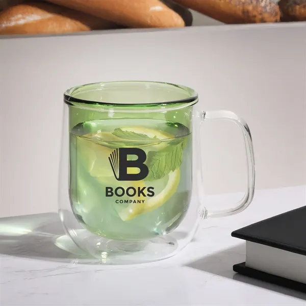 Laguna 8.4 oz Double Walled Color Glass Mug