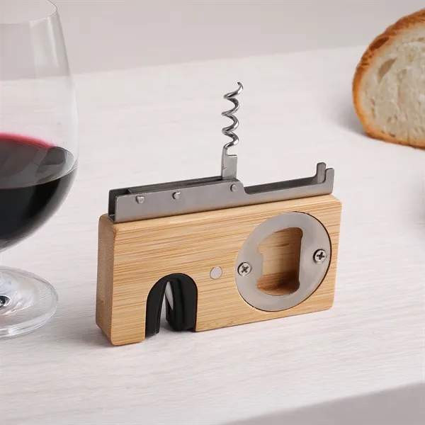 Custom 4-in-1 Bamboo Multi-Bar Tool