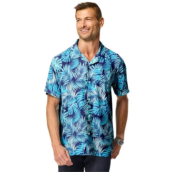 Adult Short-Sleeve Challis Camp Shirt
