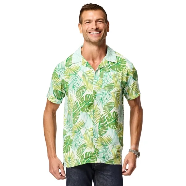 Adult Short-Sleeve Challis Camp Shirt