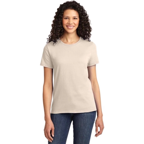 Port & Company Ladies Essential T-Shirt - White/Neutral - Port & Company Ladies Essential T-Shirt - White/Neutral - Image 0 of 4