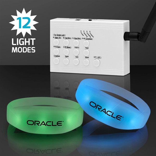 Remote Activated LED Bracelets - Remote Activated LED Bracelets - Image 0 of 7