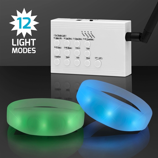 Remote Activated LED Bracelets - Remote Activated LED Bracelets - Image 1 of 7